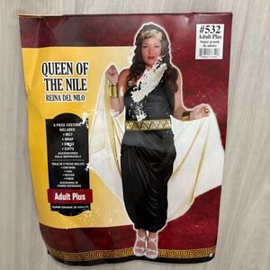 Queen of the Nile Women Costume Cleopatra Halloween Party Dress Size Adult Plus